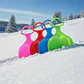 Trineo Deslizador Para Nieve Con Asa Doble Resistente Niños Adultos - Miniatura 6