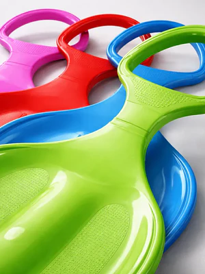 Trineo Deslizador Para Nieve Con Asa Doble Resistente Niños Adultos