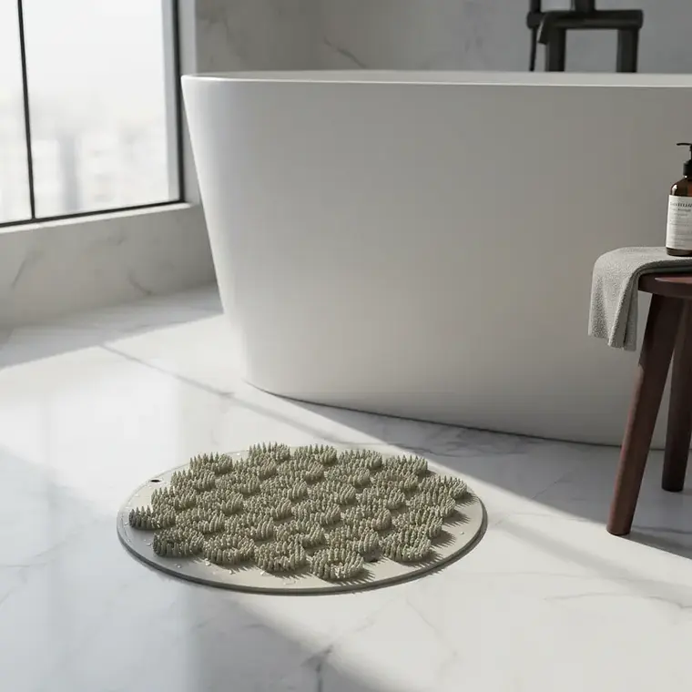 Alfombrilla Masajeadora Limpiadora De Pies Para Ducha 3