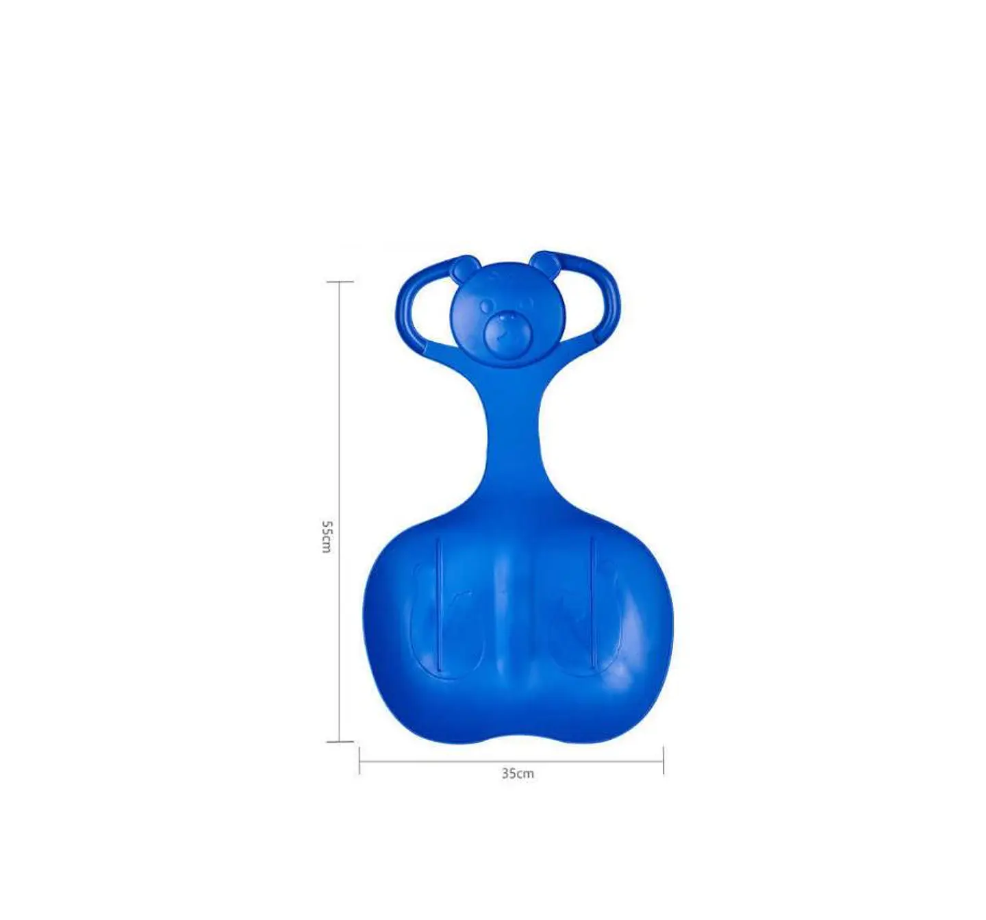 Trineo Para Nieve Infantil Diseño Oso Con Asa Resistente 5