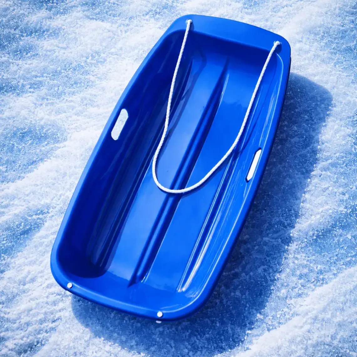 Trineo De Nieve Plástico Para Niños 64.5cm Con Cuerda 7