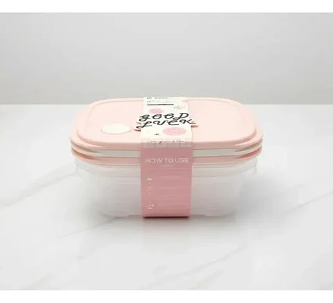 Set Contenedor Hermético Para Alimentos 13.5x9x5.2cm