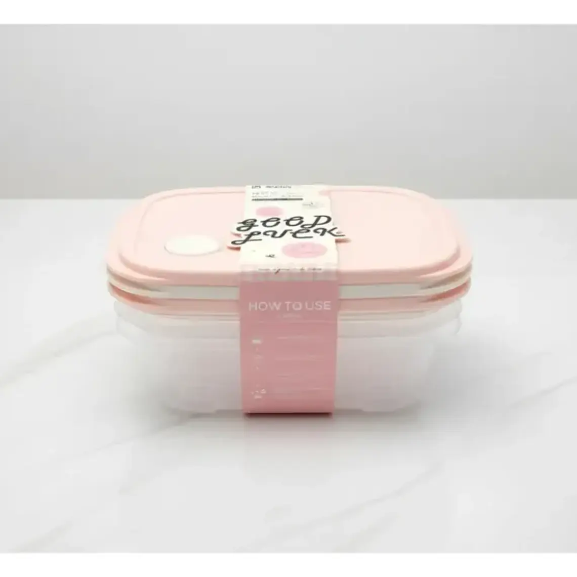 Set Contenedor Hermético Para Alimentos 13.5x9x5.2cm 1