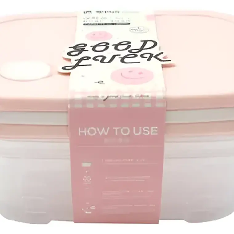 Set Contenedor Hermético Para Alimentos 13.5x9x5.2cm 2