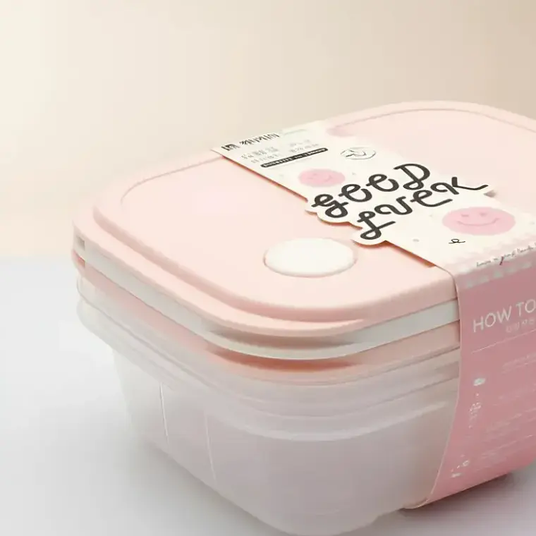 Set Contenedor Hermético Para Alimentos 13.5x9x5.2cm 3