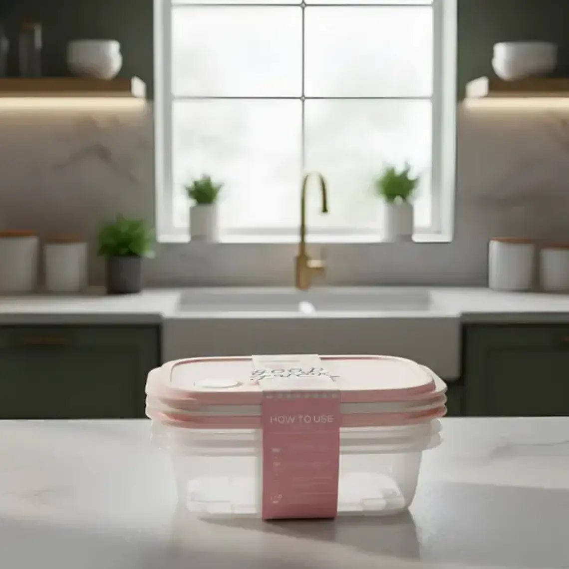 Set Contenedor Hermético Para Alimentos 13.5x9x5.2cm 4