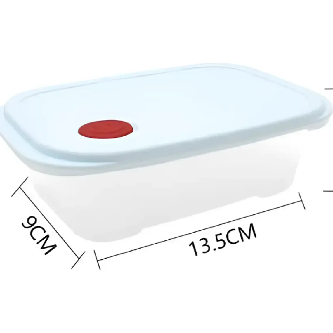 Set Contenedor Hermético Para Alimentos 13.5x9x5.2cm 5