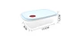 Set Taper Para Comida Alimentos 16,3x11,5x5,4cm - Miniatura 5