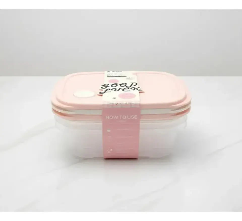 Set Taper Para Comida Alimentos 16,3x11,5x5,4cm 1