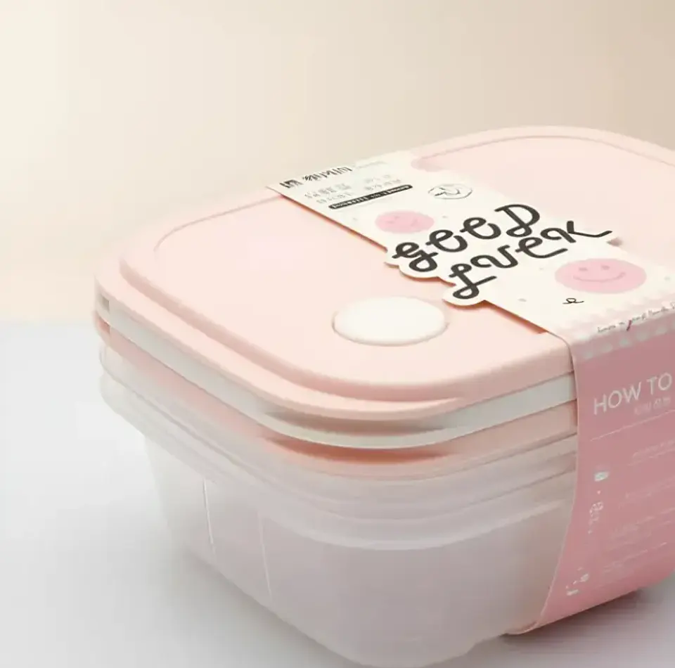 Set Taper Para Comida Alimentos 16,3x11,5x5,4cm 2