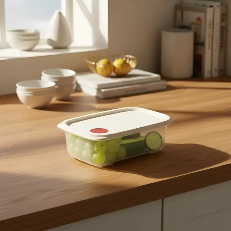 Set Taper Para Comida Alimentos 16,3x11,5x5,4cm 9