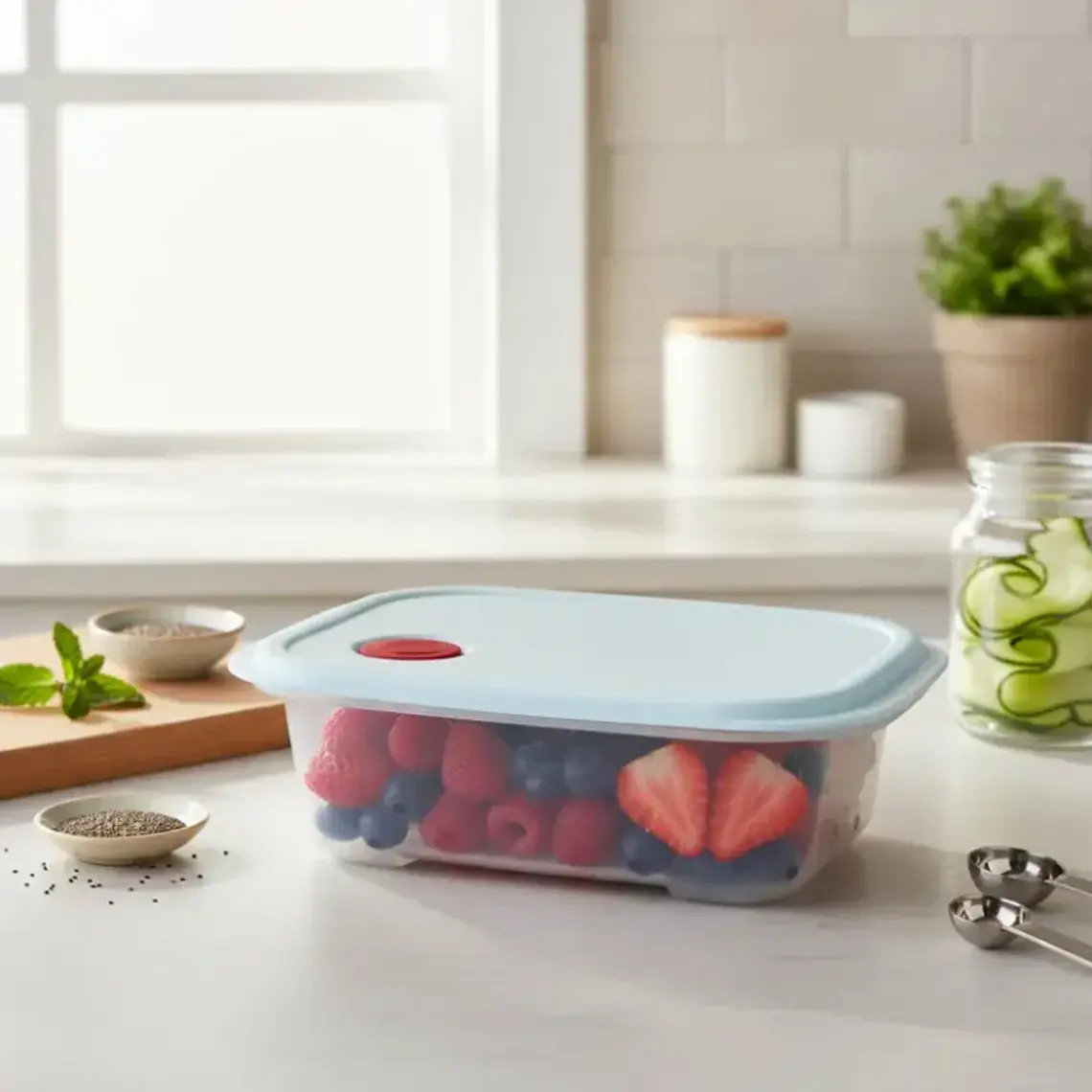 Set  Contenedores Plásticos Herméticos Para Alimentos 1