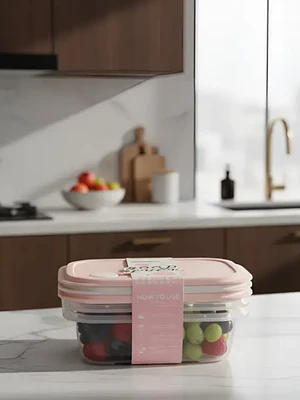 Set  Contenedores Plásticos Herméticos Para Alimentos