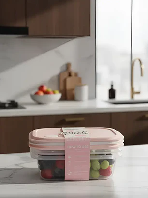 Set  Contenedores Plásticos Herméticos Para Alimentos