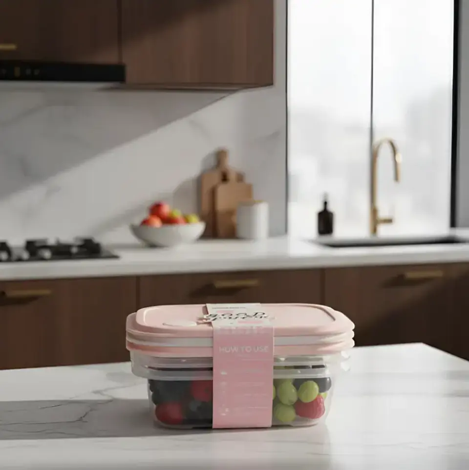 Set  Contenedores Plásticos Herméticos Para Alimentos 2