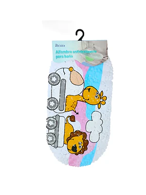 Alfombra Antideslizante para Baño Infantil 33x64 cm