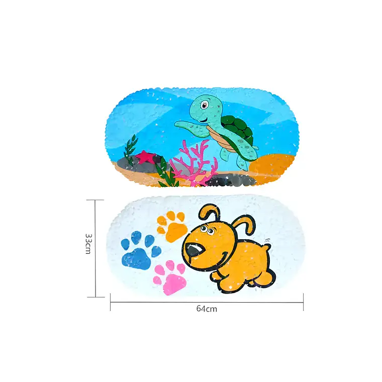 Alfombra Antideslizante para Baño Infantil 33x64 cm 3