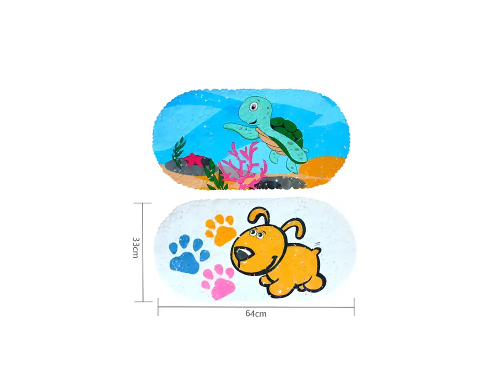 Alfombra Antideslizante para Baño Infantil 33x64 cm 3