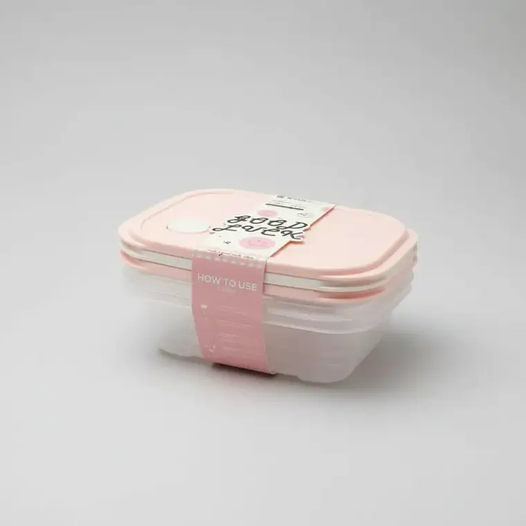 Set 2 Contenedores Plásticos Herméticos Para Alimentos 2