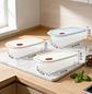 Set 3 Contenedores Alimentos Plásticos Herméticos Con Válvula - Miniatura 5