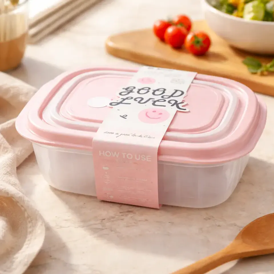 Set 3 Contenedores Alimentos Plásticos Herméticos Con Válvula 6