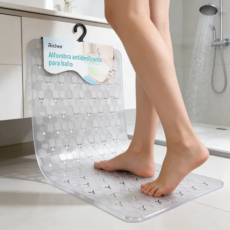 Alfombra Antideslizante para Baño 67X37CM 1