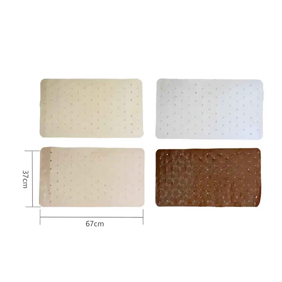 Alfombra Antideslizante para Baño 67X37CM 3