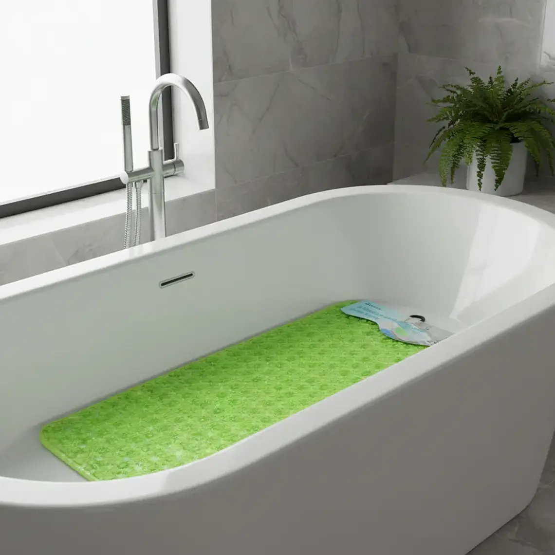 Alfombra antideslizante para tina 69x38 cm 3