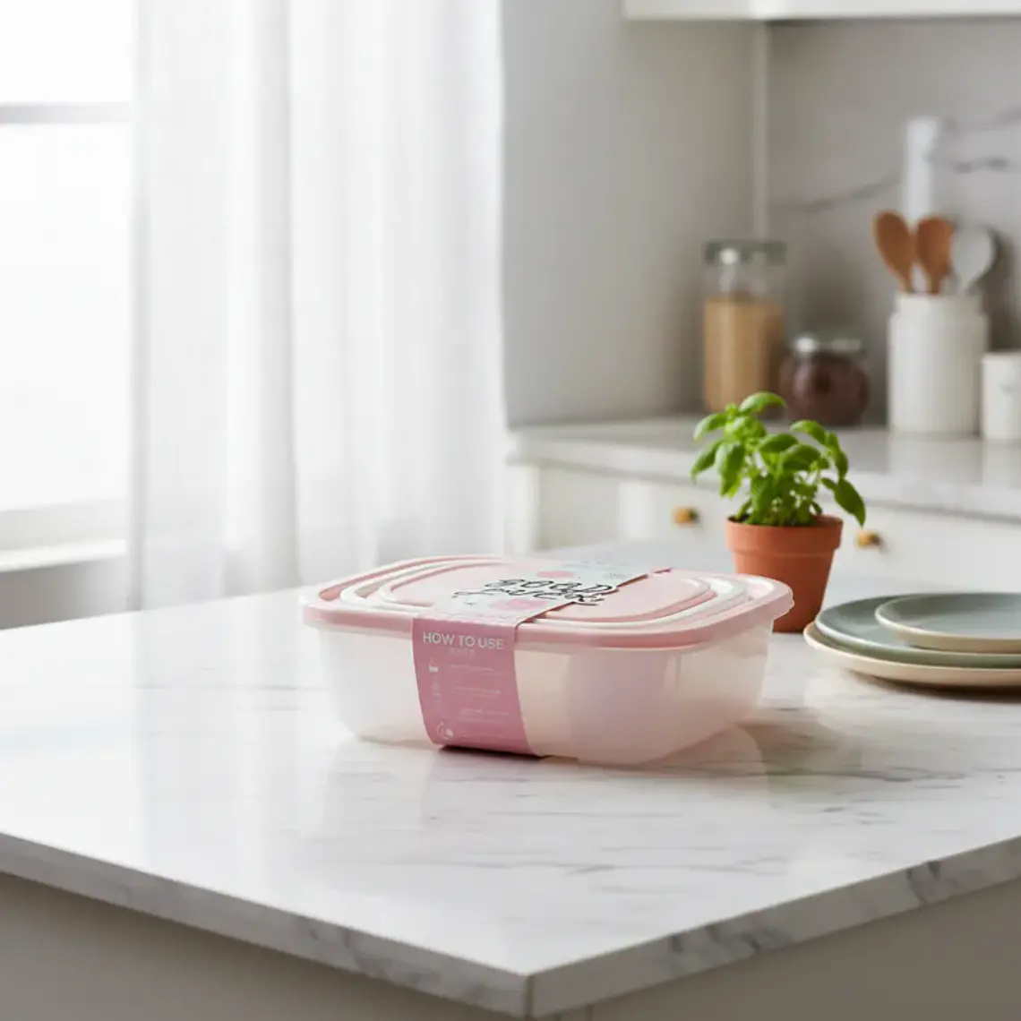 Set 3 Contenedores Herméticos para Alimentos con Válvula 2