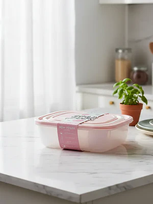 Set 3 Contenedores Herméticos para Alimentos con Válvula