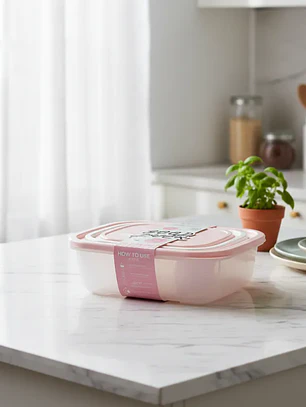 Set 3 Contenedores Herméticos para Alimentos con Válvula