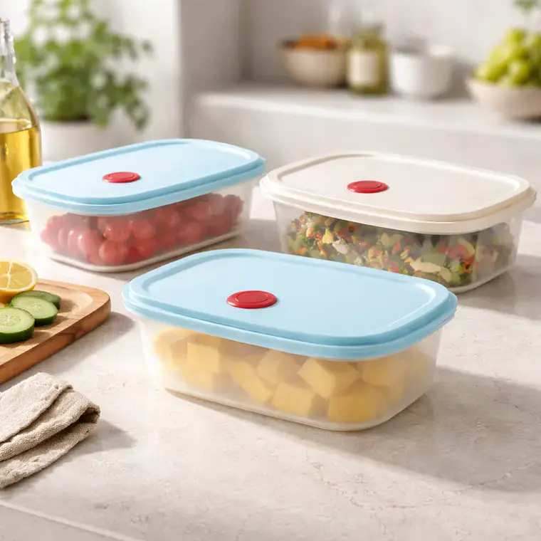 Set 3 Contenedores Herméticos para Alimentos con Válvula 4