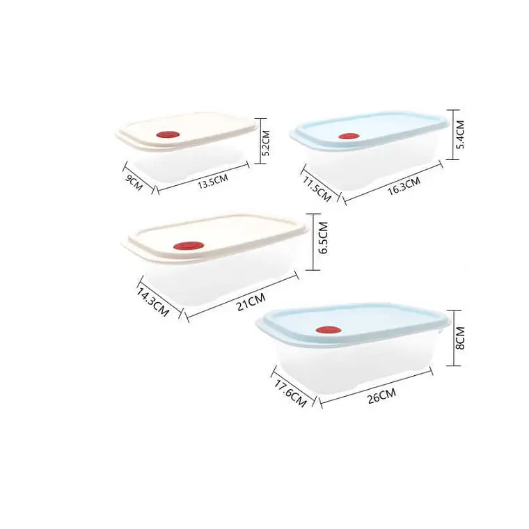 Set  Potes Contenedores Herméticos 4 pcs 3