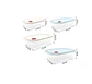 Set  Potes Contenedores Herméticos 4 pcs - Miniatura 3