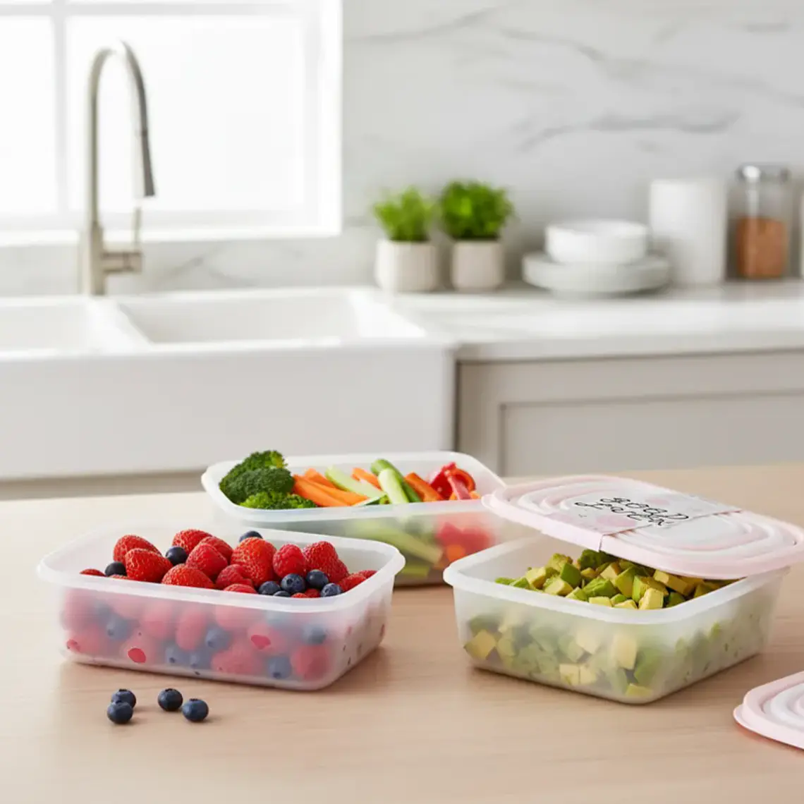 Set  Potes Contenedores Herméticos 4 pcs 2