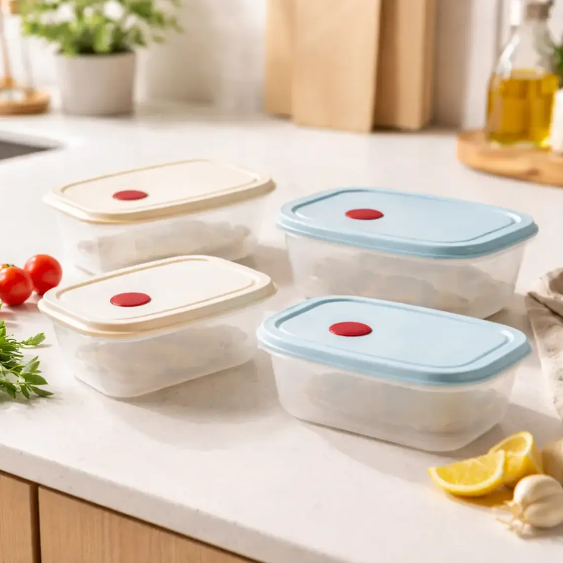 Set  Potes Contenedores Herméticos 4 pcs 5