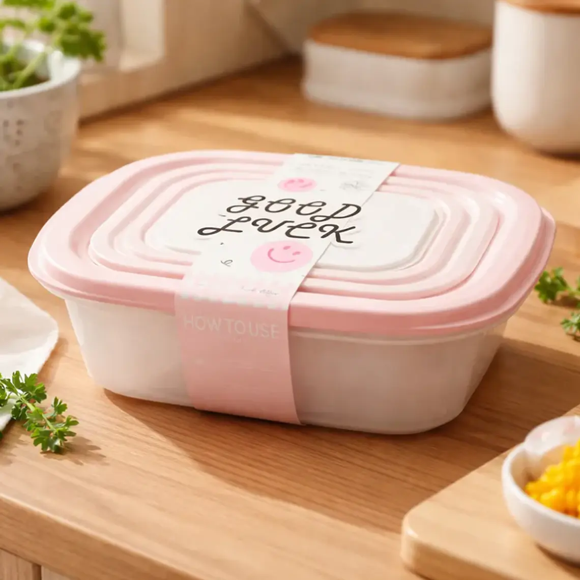 Set  Potes Contenedores Herméticos 4 pcs 1