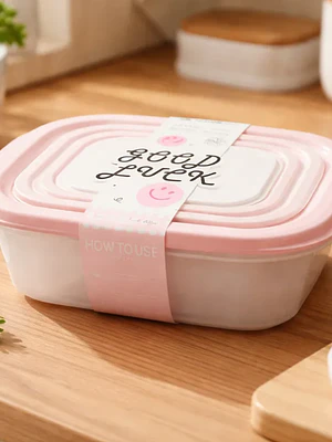 Set  Potes Contenedores Herméticos 4 pcs