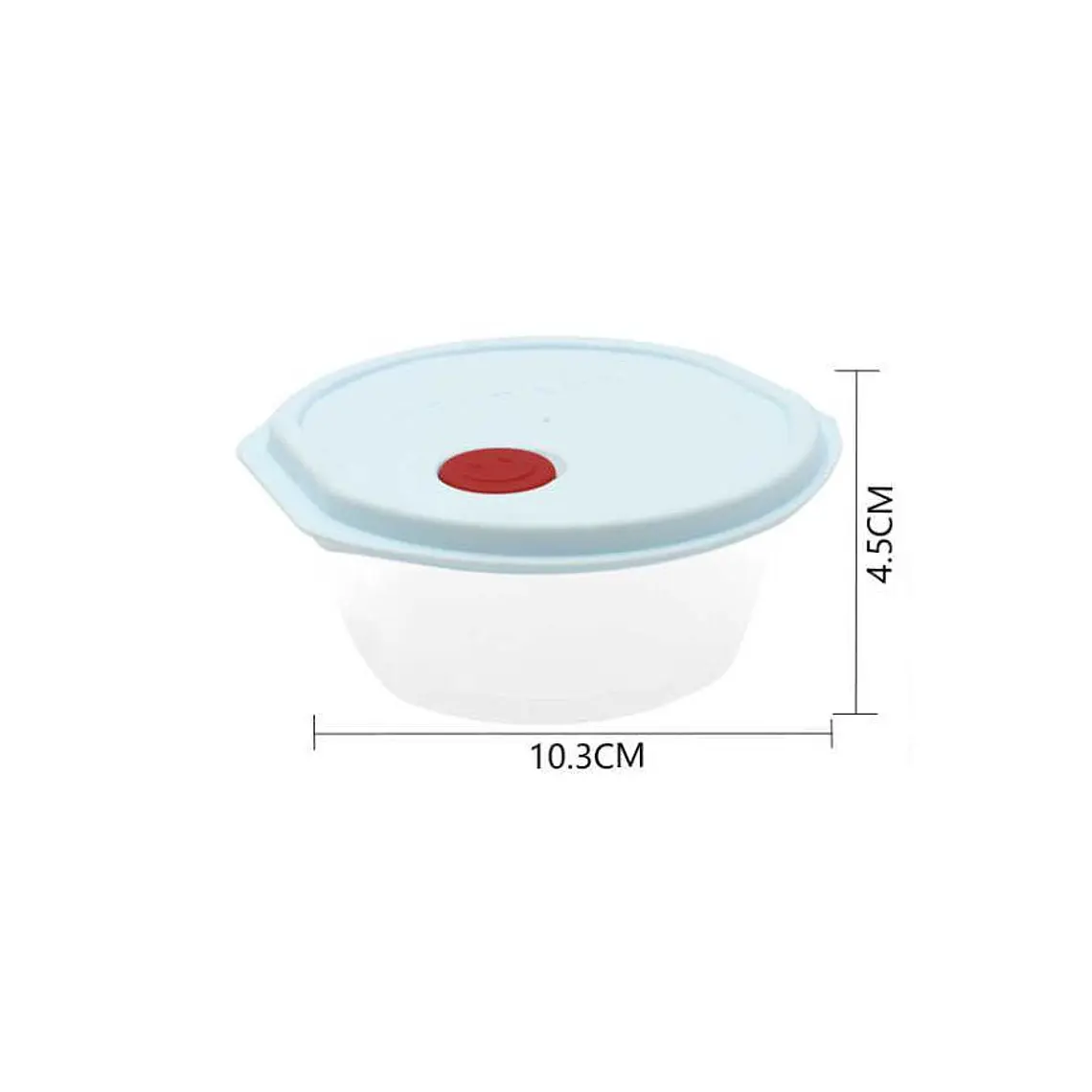 Set Pote Contenedor De Alimentos Redondo 3pcs 3