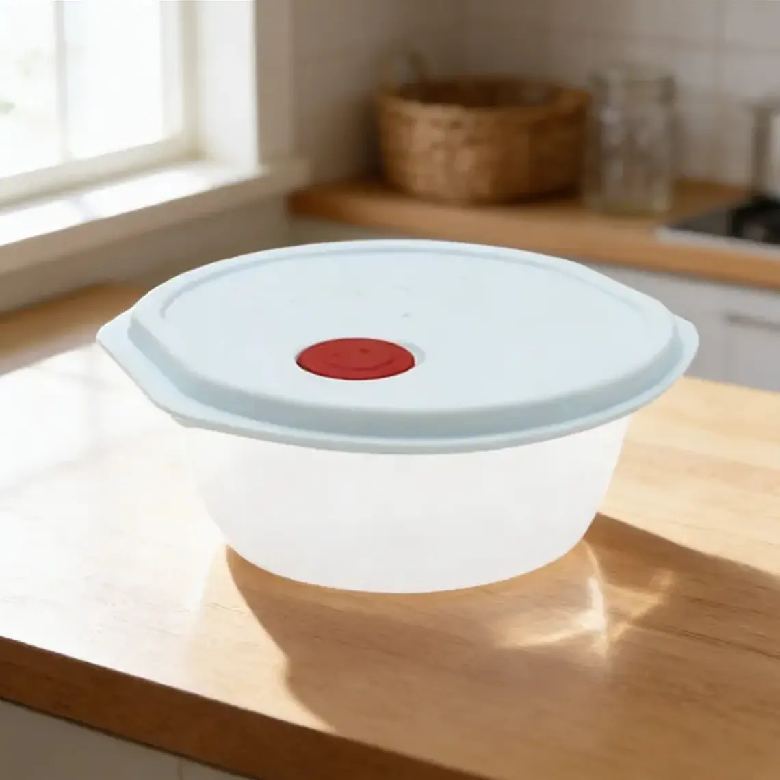 Set Contenedor Hermético Redondo con Tapa 3pcs 2