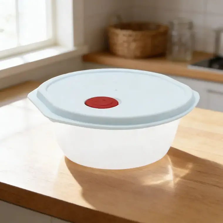 Set Contenedor Hermético Redondo con Tapa 3pcs 2