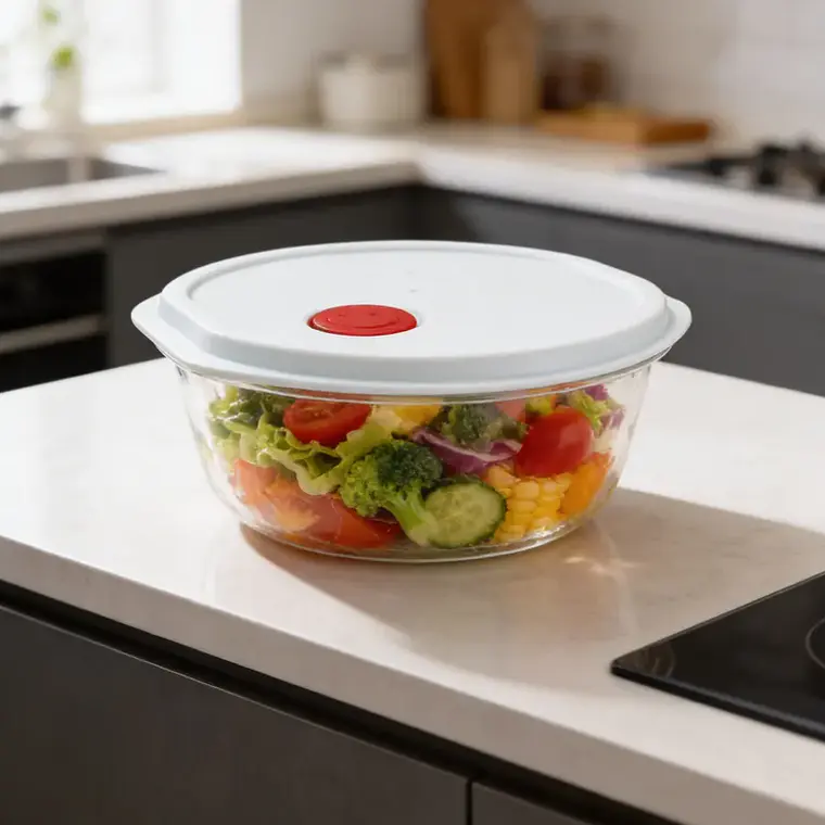 Set Contenedor Hermético Redondo con Tapa 3pcs 4