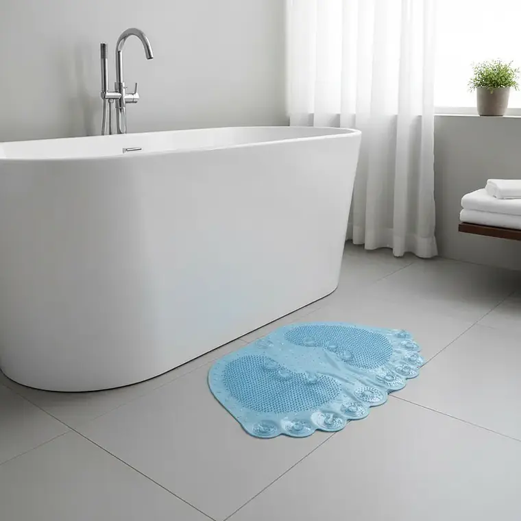Alfombra Antideslizante para Ducha 35x55 cm con Ventosas 1