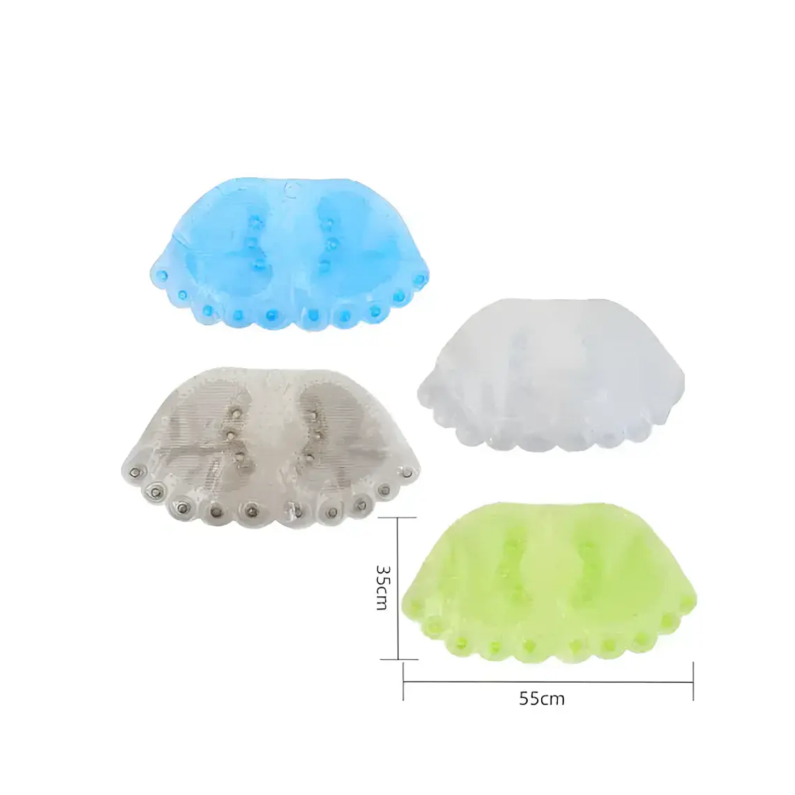 Alfombra Antideslizante para Ducha 35x55 cm con Ventosas 4