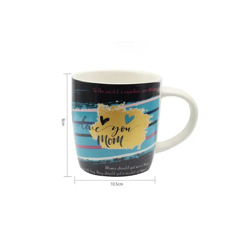 Set x6 Tazón De Cerámica Regalo Para Mamá Diseño 5