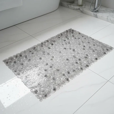 Alfombra Antideslizante para Baño 37x68 cm con Ventosas