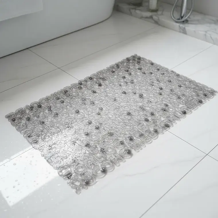 Alfombra Antideslizante para Baño 37x68 cm con Ventosas 1