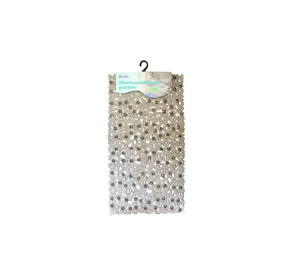 Alfombra Antideslizante para Baño 37x68 cm con Ventosas 4