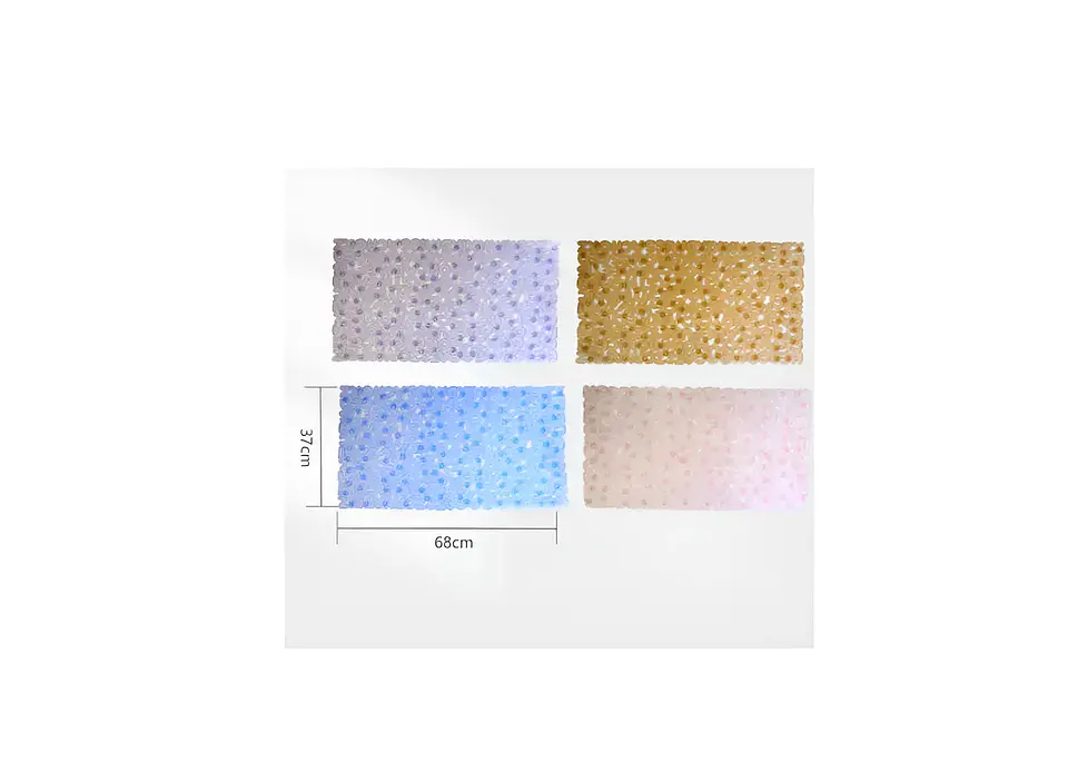 Alfombra Antideslizante para Baño 37x68 cm con Ventosas 5