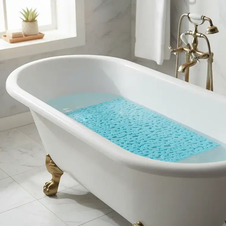 Pegatina antideslizante para tina diseño círculos 68x37 cm 2